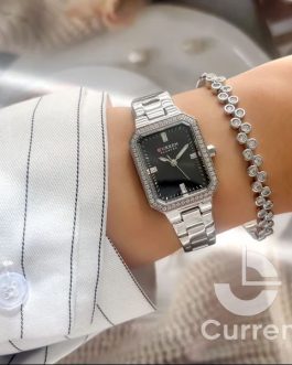 Montre pour Femme Curren 9102 Argent Fond Noir