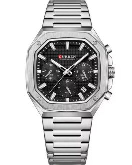Montre pour Homme Curren 8459 Argent Fond Noir