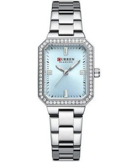 Montre pour Femme Curren 9102 Argent Fond Bleu Ciel