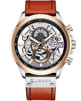 Montre pour Homme Curren 8380 Marron Rosé