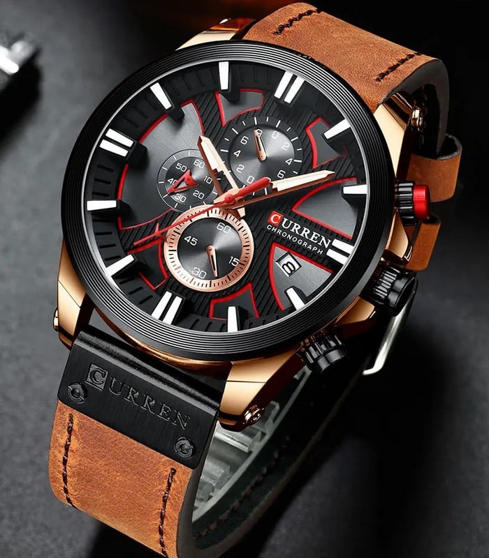 Montre pour Homme Curren 8346 Marron – Image 2