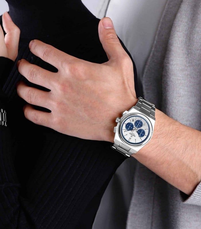 Montre pour Homme Naviforce NF8048 Argent Fond Bleu – Image 3