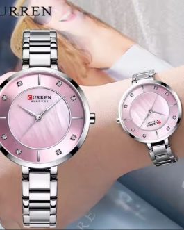 Montre pour Femme Curren 9051 Argent Fond Rosé