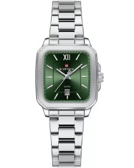 Montre pour Femme Naviforce NF9239L Argent Fond Vert