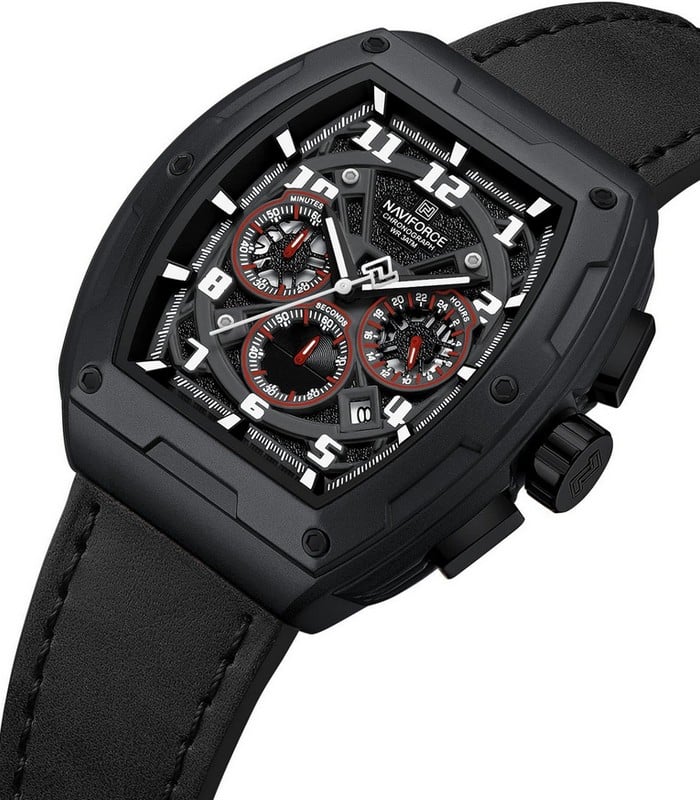 Montre pour Homme Naviforce NF8053 Noir Blanc – Image 4
