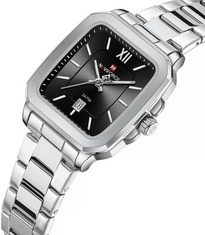 Montre pour Femme Naviforce NF9239L Argent Fond Noir – Image 3