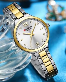 Montre pour Femme Curren 9105 Doré Argent