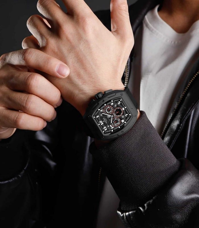 Montre pour Homme Naviforce NF8053 Noir Blanc – Image 3