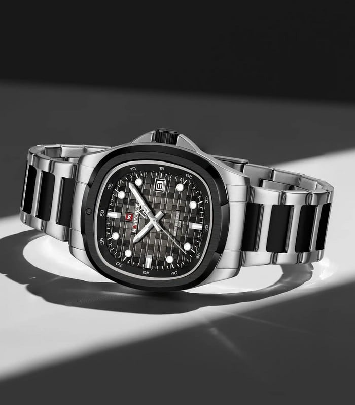 Montre pour Homme Naviforce NF9240 Argent Fond Noir – Image 2