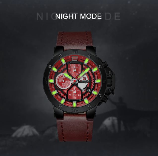 Montre pour Homme Naviforce NF9159 Rouge – Image 4