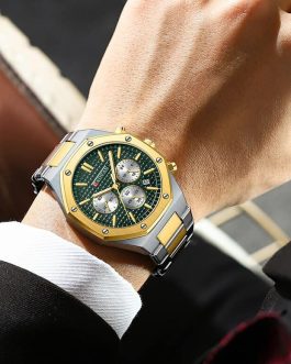 Montre pour Homme Curren 8440 Argent Fond Vert