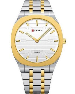 Montre pour Homme Curren 8444 Argent Doré