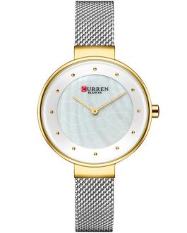Montre pour Femme Curren 9032 Argent Doré
