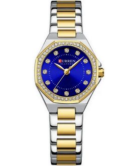 Montre pour Femme Curren 9100 Argent Fond Bleu