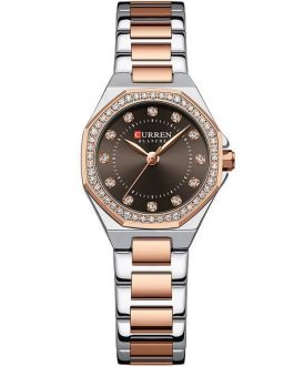 Montre pour Femme Curren 9100 Rosé Fond Marron
