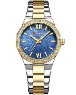 Montre pour Femme Curren 9103 Argent Fond Bleu