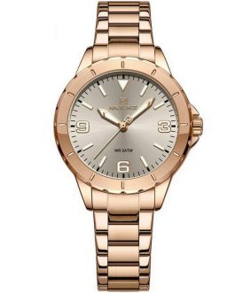 Montre pour Femme Naviforce NF5022 Rosé Fond Marron