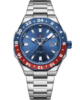 Montre pour Homme Naviforce NF9249 Argent Fond Bleu