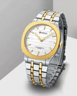 Montre pour Homme Curren 8444 Argent Doré