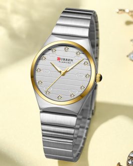 Montre pour Femme Curren 9110 Argent Fond Blanc