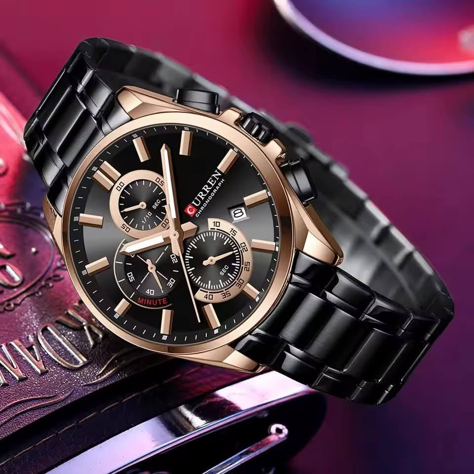 Montre pour Homme Curren 8475 Noir – Image 3