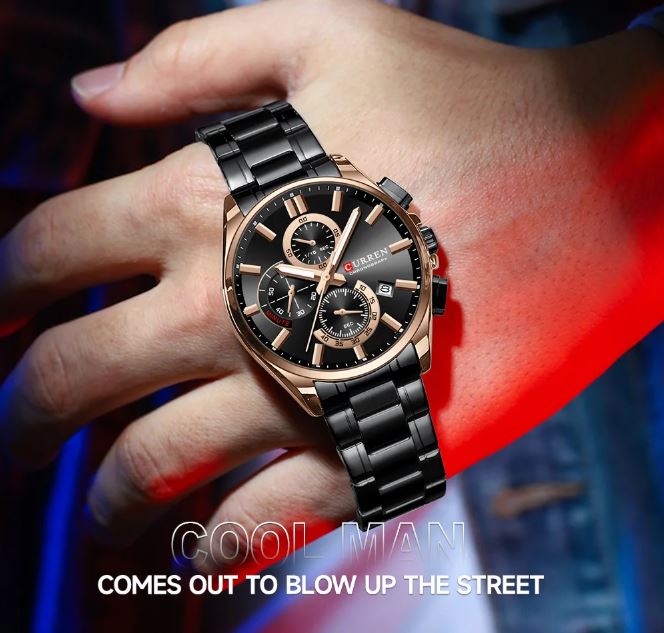 Montre pour Homme Curren 8475 Noir – Image 4