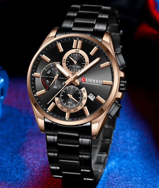 Montre pour Homme Curren 8475 Noir – Image 2