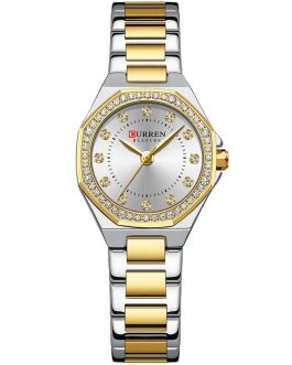 Montre pour Femme Curren 9100 Argent Fond Blanc