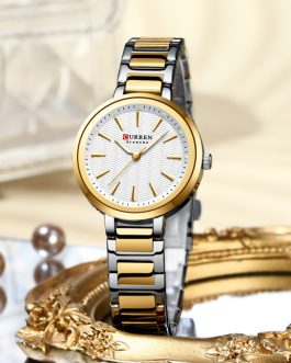 Montre pour Femme Curren 9109 Argent Doré