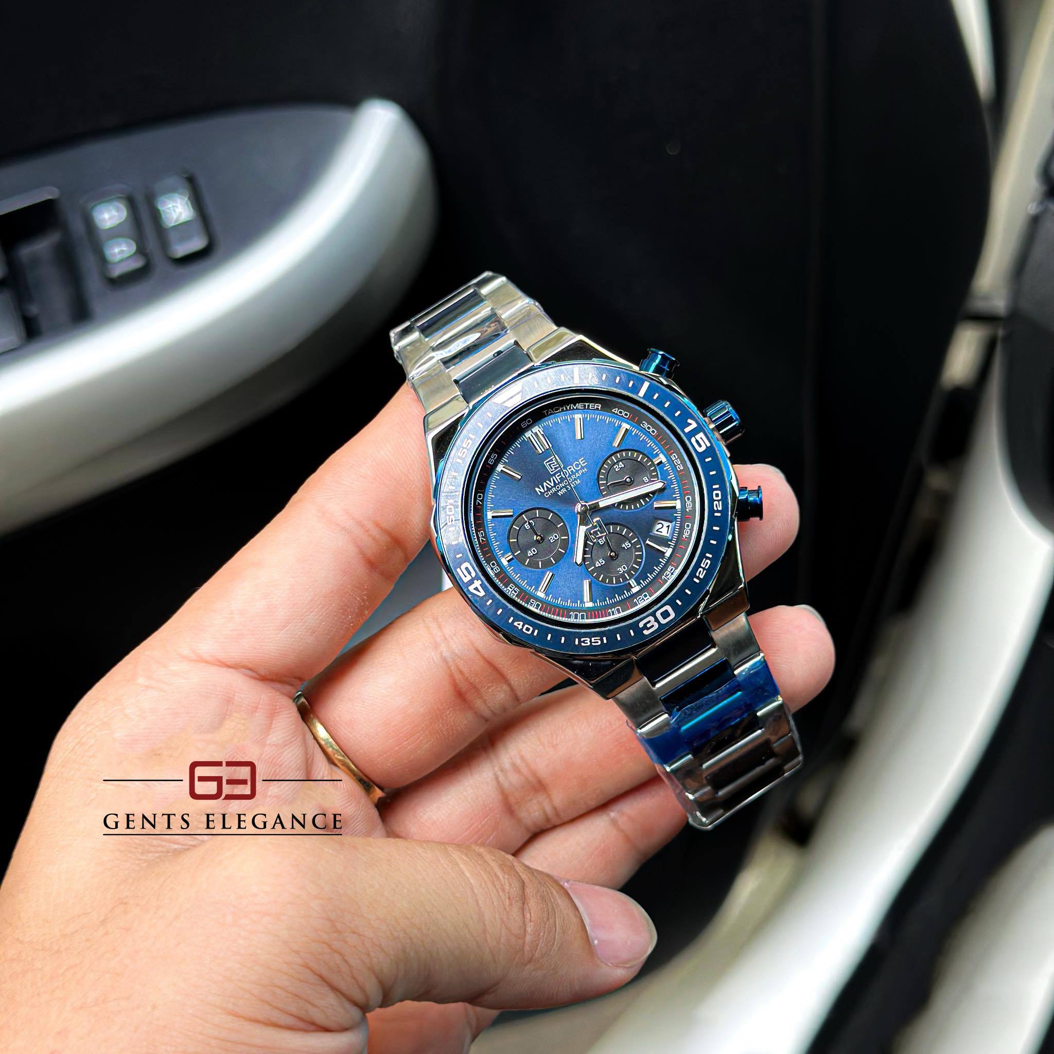 Montre pour Homme Naviforce NF8049 Bleu – Image 10