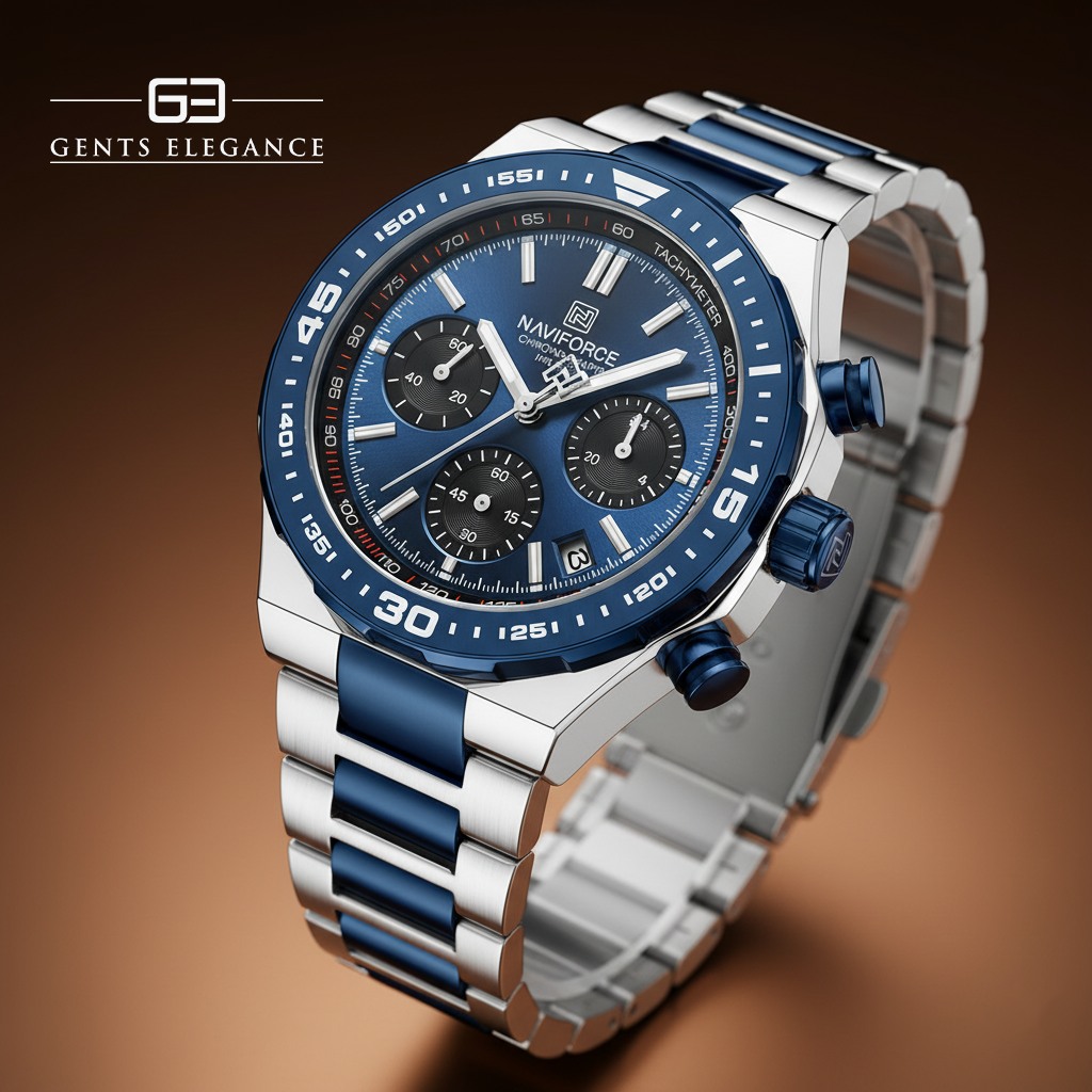 Montre pour Homme Naviforce NF8049 Bleu – Image 2