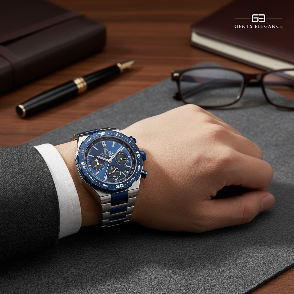 Montre pour Homme Naviforce NF8049 Bleu – Image 4