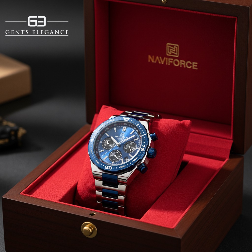 Montre pour Homme Naviforce NF8049 Bleu – Image 5