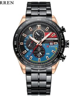 Montre pour Homme Curren 8410 Noir Bleu