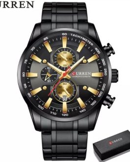 Montre pour Homme Curren 8351 Noir Doré