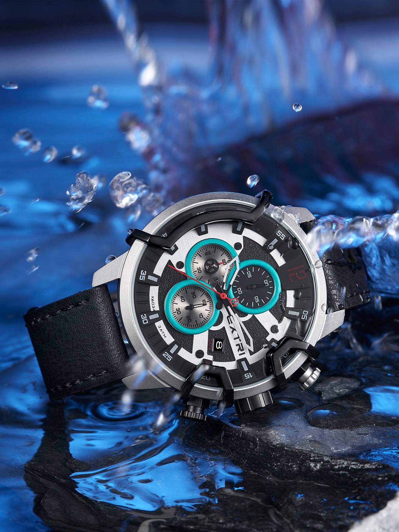 Montre pour Homme EXTRI 6034 Noir – Image 3