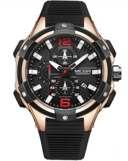 Montre pour Homme Megir 2161 Noir Doré
