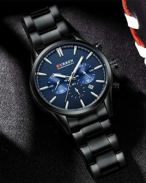 Montre pour Homme Curren 8446 Noir – Image 4