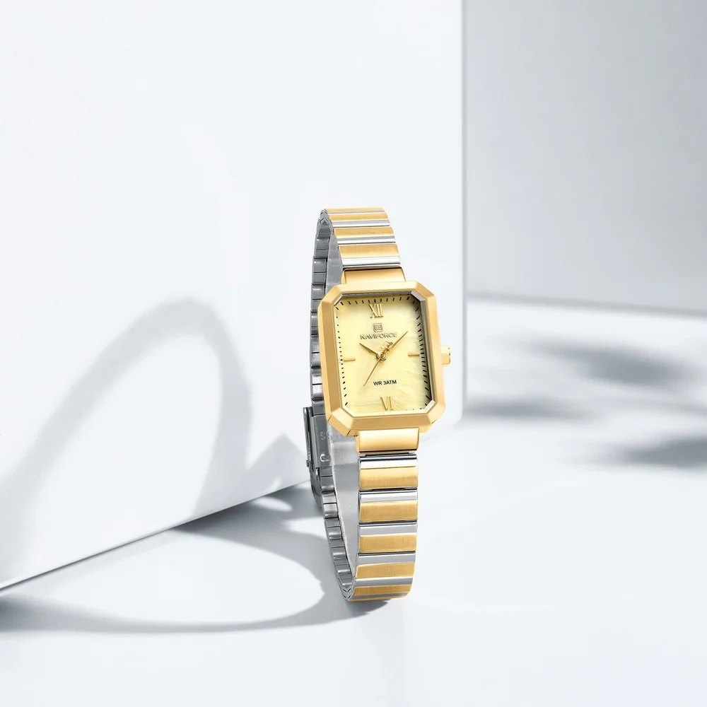Montre pour Femme Naviforce NF5050 Doré fond Doré – Image 6