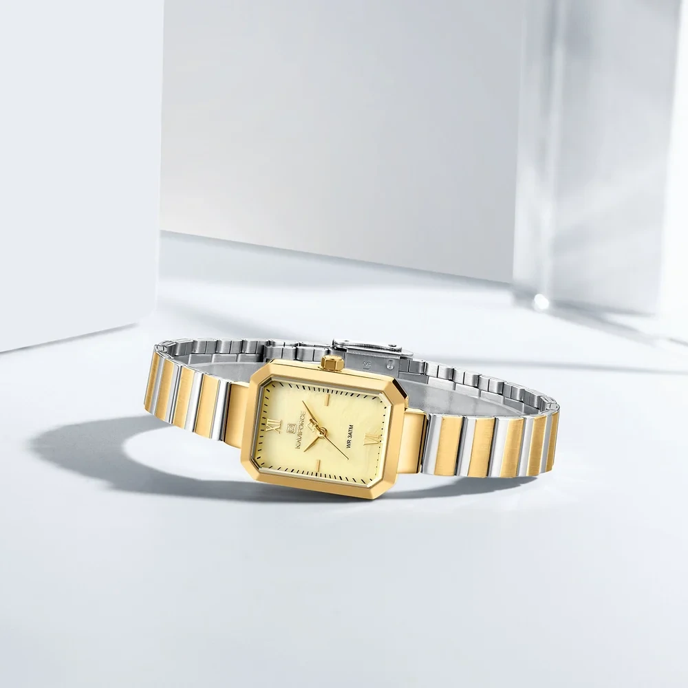 Montre pour Femme Naviforce NF5050 Doré fond Doré – Image 3