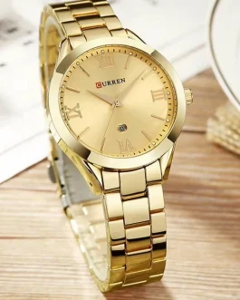 Montre pour Femme Curren 9007 Doré