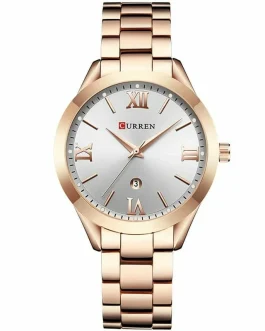 Montre pour Femme Curren 9007 Rosé Fond Blanc