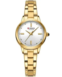 Montre pour Femme Curren 9094 Doré Fond Blanc