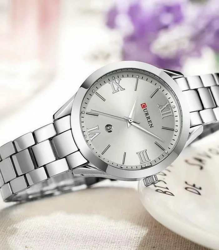 Montre pour Femme Curren 9007 Argent – Image 3