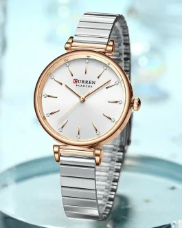 Montre pour Femme Curren 9081 Argent Rosé