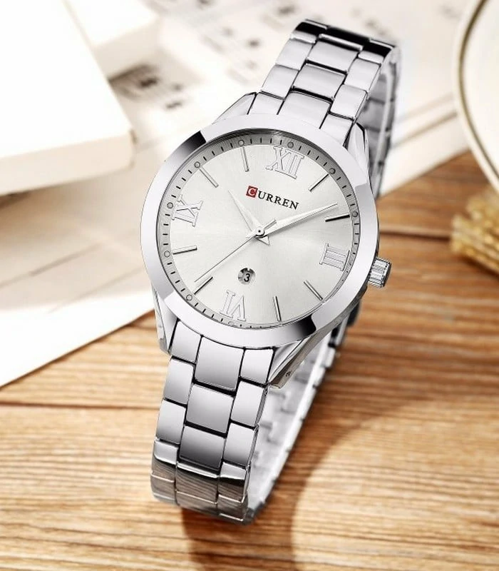 Montre pour Femme Curren 9007 Argent – Image 2