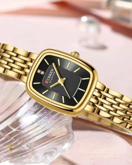 Montre pour Femme Curren 9093 Doré Fond Noir