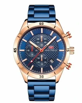 Montre pour Homme Mini Focus MF0283G Bleu Doré