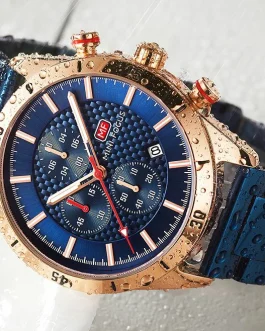 Montre pour Homme Mini Focus MF0283G Bleu Doré