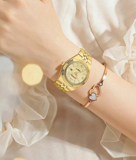 Montre pour Femme Curren 8498L Doré – Image 4
